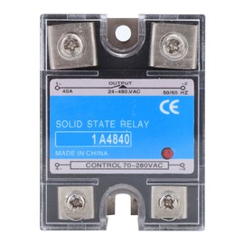 Single Phase Solid State Relay 70-280VAC Input 24-480VAC Load AC AC SSR Electrical Equipment for CNC Machinery(BERM-1 A4840（40A） )
