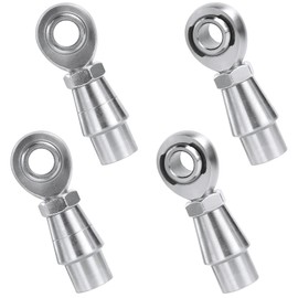 OUBULU 1/2” Heim Joints Rod End Kit, 0.5” Chromoly Joints Panhard Kit Right and Left Hand Thread with Jam Nut and Bung (2 Pair)