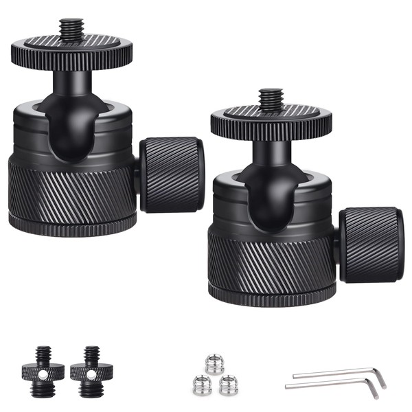 ARTCISE 2pcs Mini Ball Head, CB20 20 mm Metal Mini