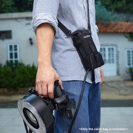 Godox CB-57 Portable Carry Bag Case with Adjustable Shoulder Strap for Godox AD200/ AD200Pro Flash