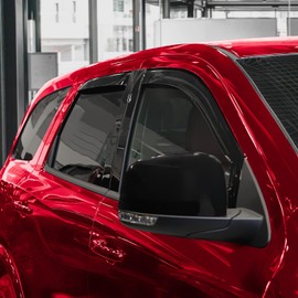 Voron Glass in-Channel Extra Durable Rain Guards for Dodge Durango 2011-2025, Window Deflectors, Vent Window Visors, 4 Pieces - 200680