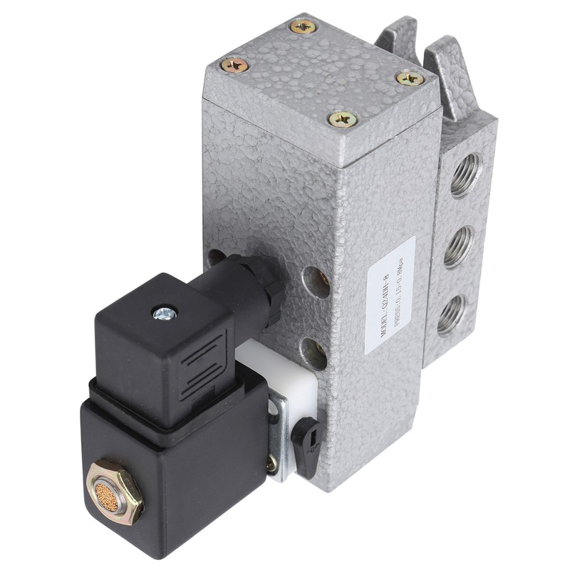 Electric Solenoid Valve G1/4in 2 Position 4 Way Square Single