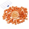 YOKIOU 220pcs Orange Sealing Wax Beads for Crafts and Packaging