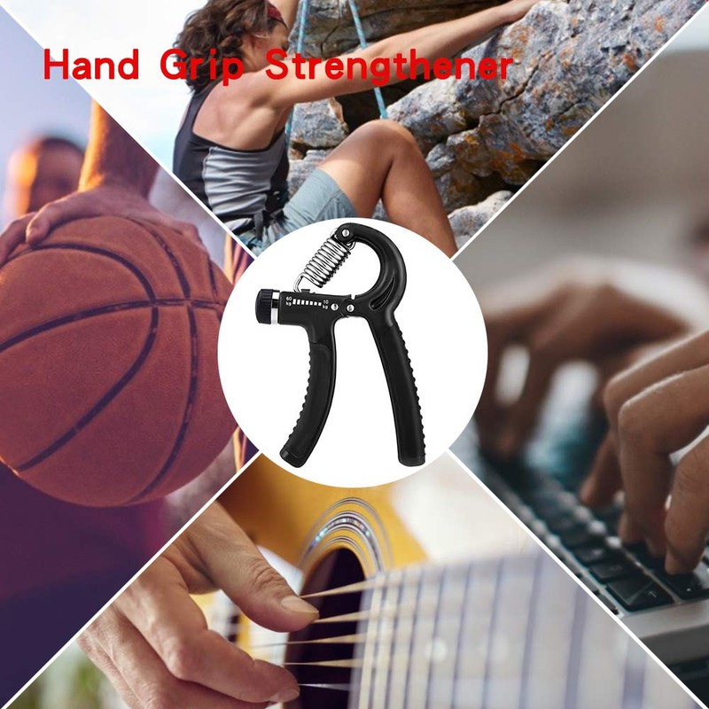 2 Pack Hand Grip Strengthener Set,Adjustable Resistance (22~132Lbs) Finger Gripper-