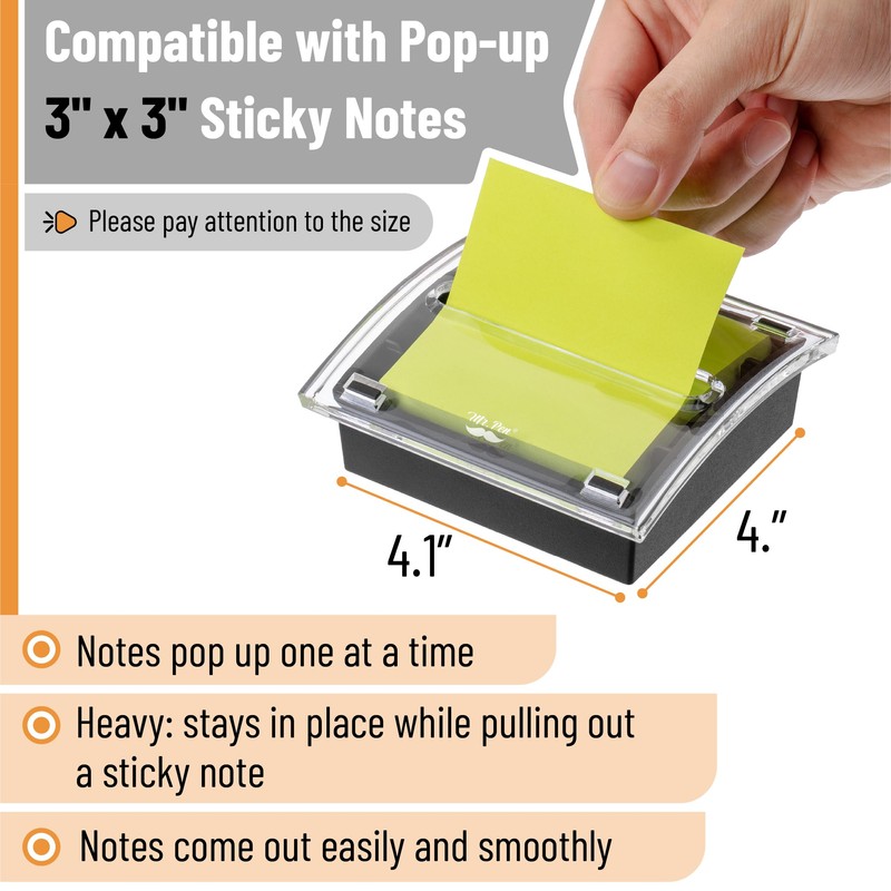Mr. Pen- Pop Up Note Dispenser, 3" x 3", 4