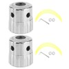 2Pcs/Set Aluminum Alloy Grass Trimmer Head with Lines Replacement Lawn