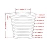 DGQ Patio Umbrella Cone Umbrella Wedge Plug for Patio Table