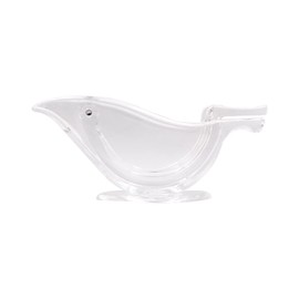 Tiardey 2 Pieces Manual Lemon Squeezer Manual Lemon Juicer Acrylic Manual Lemon Slice Squeezer Portable Transparent Fruit Juicer Hand Juicer for Orange Lemon Lime Pomegranate