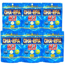Yuuki Pharmaceutical SP DHA EPA Set of 6, 120-198 Day Supply Supplement, Omega 3