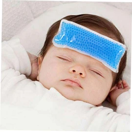 IWOWHERO Fever Cooling Strips Instant Hot Cold Soft Comfortable for Boys and Girls Adults Blue Easy to Use
