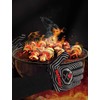 WEEDABEST Guantes de barbacoa caliente resistentes al calor, guantes de