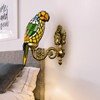 JGWSMQ Tiffany Parrot Wall Sconce Stained Glass Wall Light Vintage