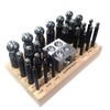 Dapping Set Punches & Block Steel Forming 24 pc for