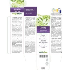 Naturalma Cleavers or Clivers (Galium aparine) herb with Flowers Alcohol-Free Mother Tincture Naturalma - Liquid Extract Drops 200 ml - Food Supplement - Vegan