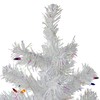 3' Pre-lit White Iridescent Pine Artificial Christmas Tree - Multi