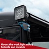 SAUTVS UTV Rear Roof Light Brackets, Rear Pro-fit Cage LED