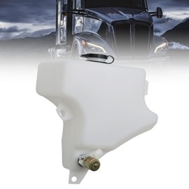 Windshield Washer Fluid Reservoir Tank with Pump Fit For 2000-2019 Kenworth and Peterbilt Trucks T680 T880 320 330 335 340 357 362 365 367 378 382 384 385 386 387 Replaces N5355001 603-5402 6035402