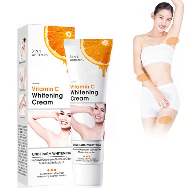 Vitamin C Aufhellende Creme, Whitening & Lighting Skin Cream, Knie,