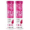 Vitamin C 1000mg & Zinc 15mg Raspberry Flavour Effervescent Tablets