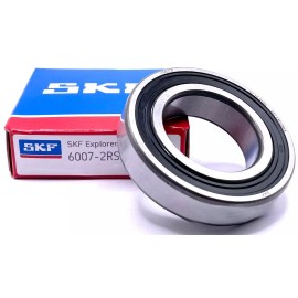 SKF 6007 2RS1 DEEP GROOVE BALL BEARING, RUBBER SEALED 35x62x14 mm NEW