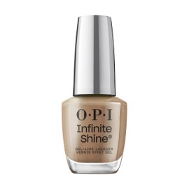 OPI Infinite Shine Long-Wear Dark Crème Finish Opaque Brown Nail Polish, Up to 11 days of wear & Gel-Like Shine, Livin' La Vida Mocha, 0.5 fl oz