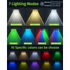 Solar Fence Lights Outdoor 12 Pack Upgraded High Brightness 3