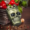 LIHAO Grinder 1.5 inch Spice Grinder Full Metal Skull Grinder
