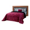 Colchas Elefantito Cobertor Borrega Mink King Size Vino Burdeos