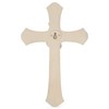 Girl Nursery White Prayer Cross, 8 1/8 Inch