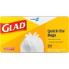 Glad CloroxPro Quick-Tie Tall Kitchen Trash Bags, 13 Gallon, 200