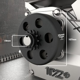 1PZ AP2-12T Centrifugal Clutch 3/4" Bore #35 Chain 12 Tooth for Go Karts Mini Bike Replacement Parts 12T with # 35 Chain