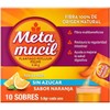 Metamucil Fibra Natural Sabor Naranja 10 sobres