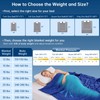 OMYSTYLE Weighted Blanket for Adults (15lbs, 48''x72'') - Twin Size