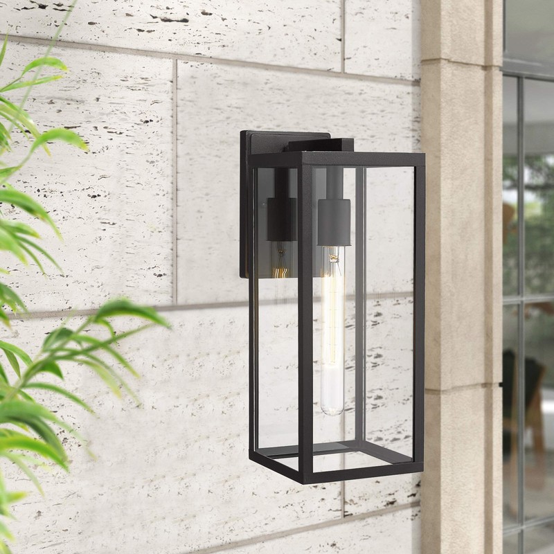Bestshared Outdoor Wall Lantern, 15"1-Light Exterior Wall Sconce Light Fixtures,Wall