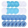 24 Packs Polishing Bonnet 6in/150mm Microfiber Nonwoven Cotton Buffing Pads