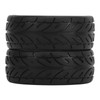 2PCS RC Racing Tire Plastic Wheel Hub and Rubber Tire