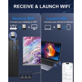 2025 Newest Version WiFi Dongle, AX900 Dual Band USB Adapter 5GHz & 2.4GHz High-Speed Wireless Network Dongle Easy Setup, Plug & Play, Compatible with Windows/macOS/Linux