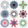 Universo en Linea Set 22 Engranajes Juego Espirógrafo Dibujo Espiral