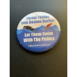 2025 Anti Trump Musk Political Pinback Button