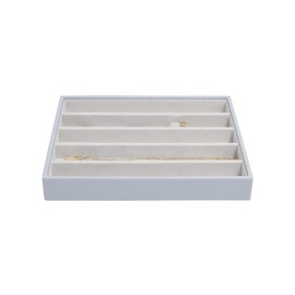Stackers Lavender Jewellery Box Classic Necklace Compartment