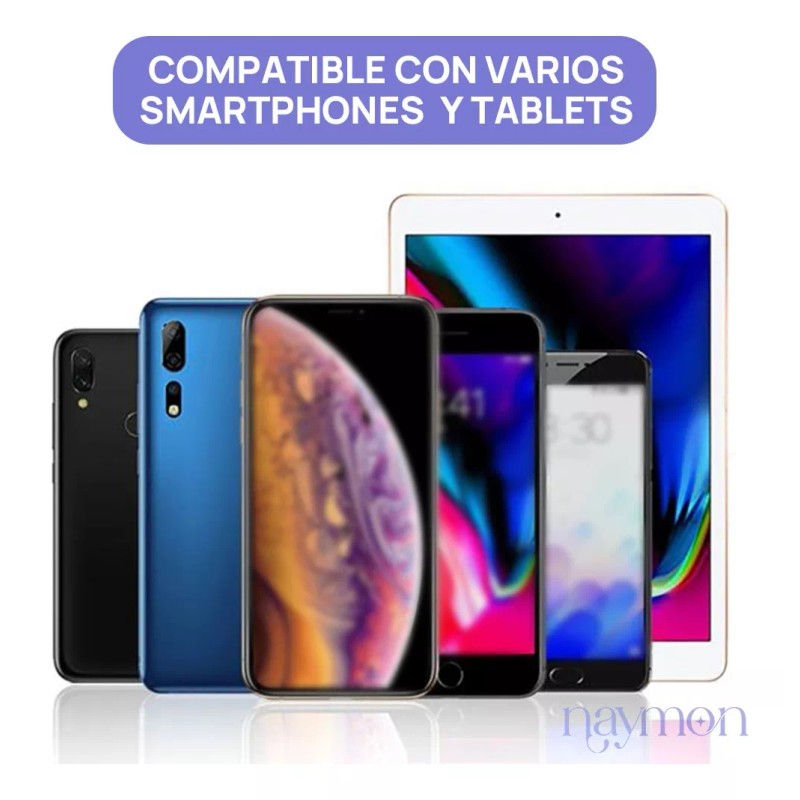 Naymon Soporte Celular Porta Tablet Auto 360 Ajustable Universal