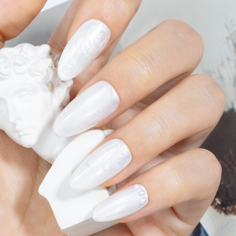 MAYCHAO- Esmalte de uñas en gel con efecto perlado, 15
