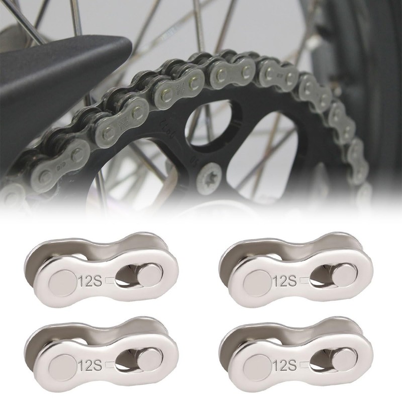 Bicycle Chain Link 12 Compartments, Steel Bicycle Chain Clasp Links,