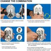 Keyless Entry Door Lock Deadbolt Sabbath Lock Keys Mechanical Stainless