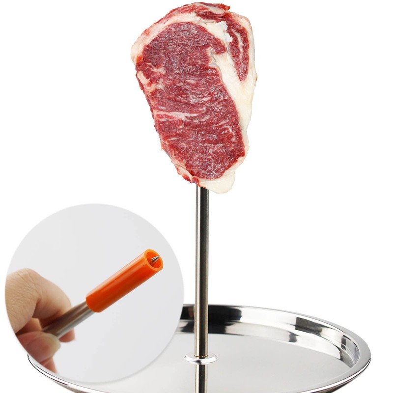 BBQ Vertical Skewer, Vertical Meat Skewer Kebab Stand,Stainless Steel Barbecue