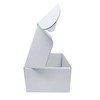6x4x3 inch Small White Mailers Boxes Recyclable Corrugated Gift Box