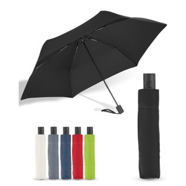 FARE FiligRain Only200 Automatic Pocket Umbrella - Super Light at Only 200 g, Automatic Open/Close, Windproof Plus, Compact (Closed Only 26 cm Long), black