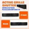 CarPartsDepot Front Lower Active Grille Shutter w/Motor Compatible With 2017-2019