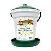 Harris Farms Large Flock Easy-Fill Poultry Drinker, Made with BPA-Free Plastic, Top Fill Design, 6.25 Gallon