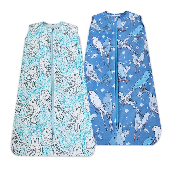 Baby Sleep Sack Rayon from Bamboo, 2 Pack Soft Baby